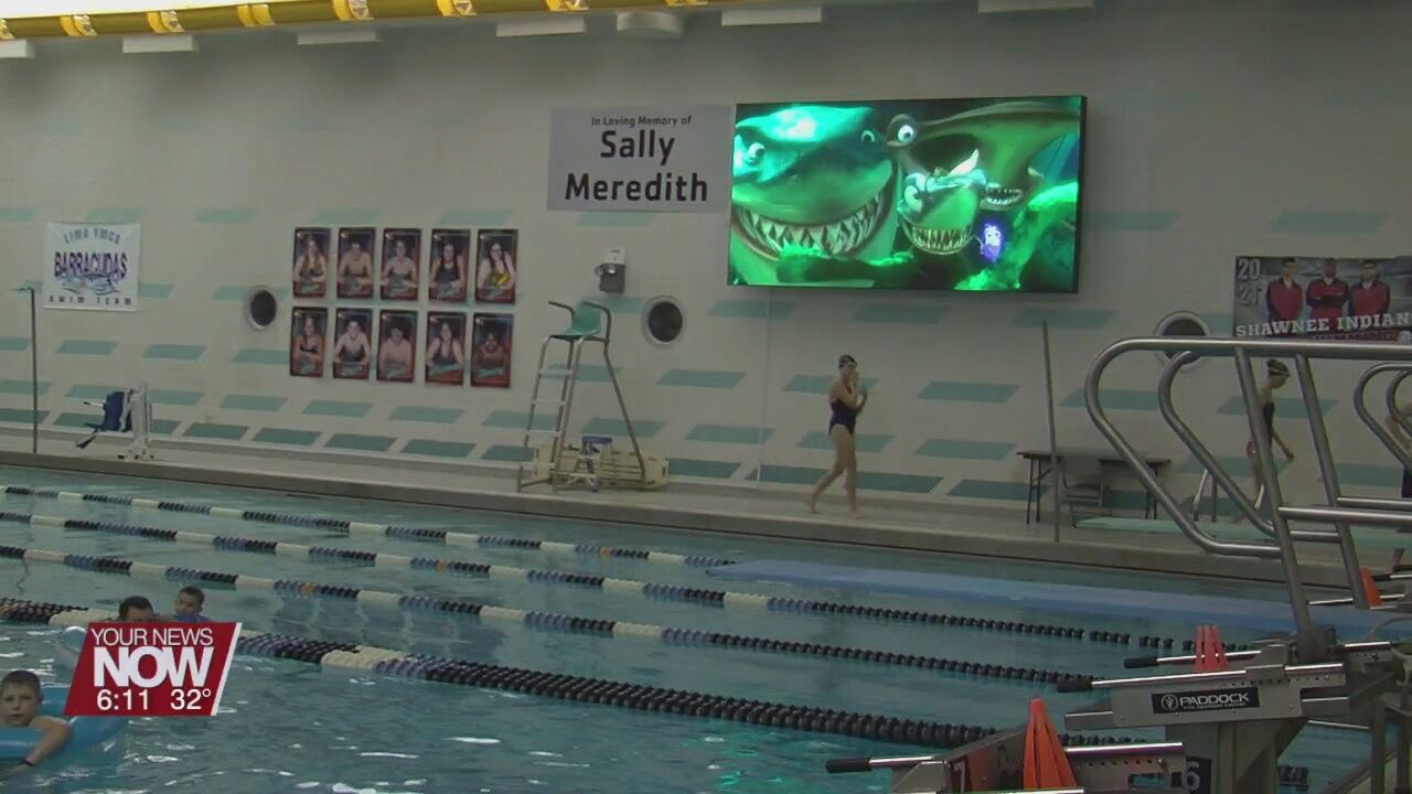 Lima YMCA hosts family movie night in the pool